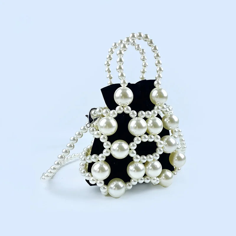 Popular Handheld Pearl Bag for Spring 2025 New Fashion Banquet Bag, Small and High end High Feeling Cross-body Bag