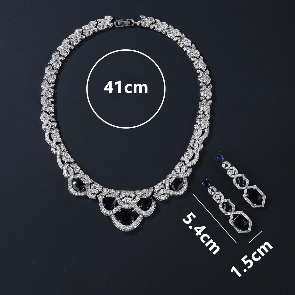 Luxury  Zirconia Jewelry Set