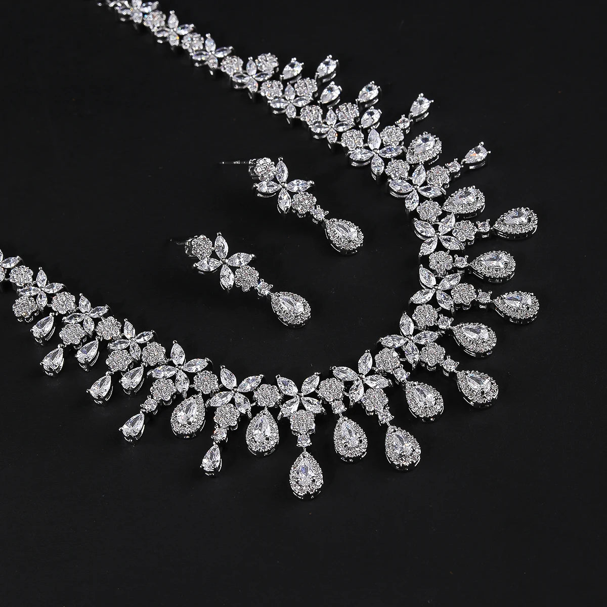 Luxury Cubic Zirconia  Jewelry Set  Accessories