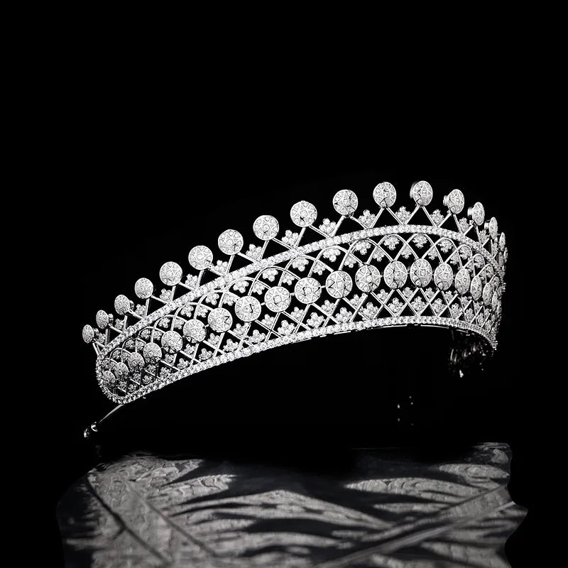 Vintage Luxury  Zirconia Crown Jewelry