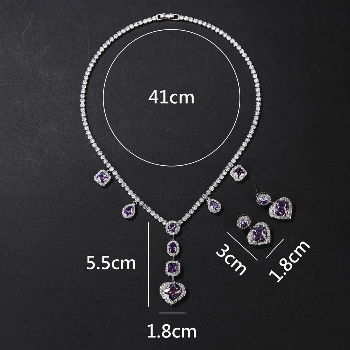 Pieces High Quality Zirconia Fashion Zirconia  Set Jewelry Zirconia