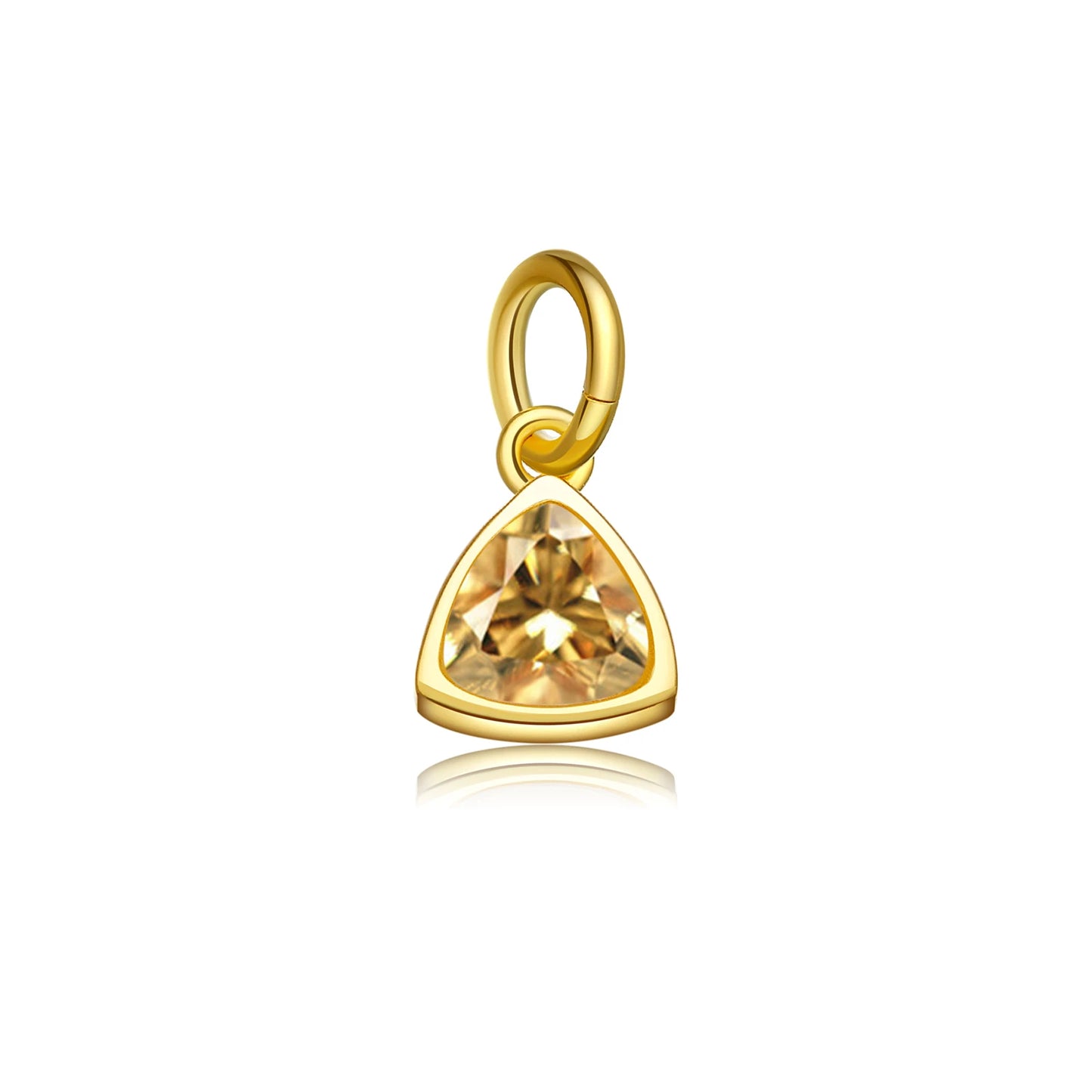 ANDYWEN 925 Sterling Silver Gold  Zircon