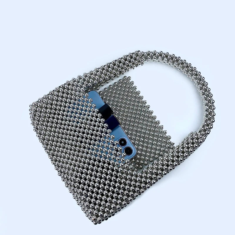 handbag bag silver Inspire Elegance