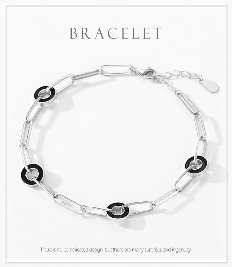 Real 925 Sterling Silver Bracelets Luxury  Jewelry