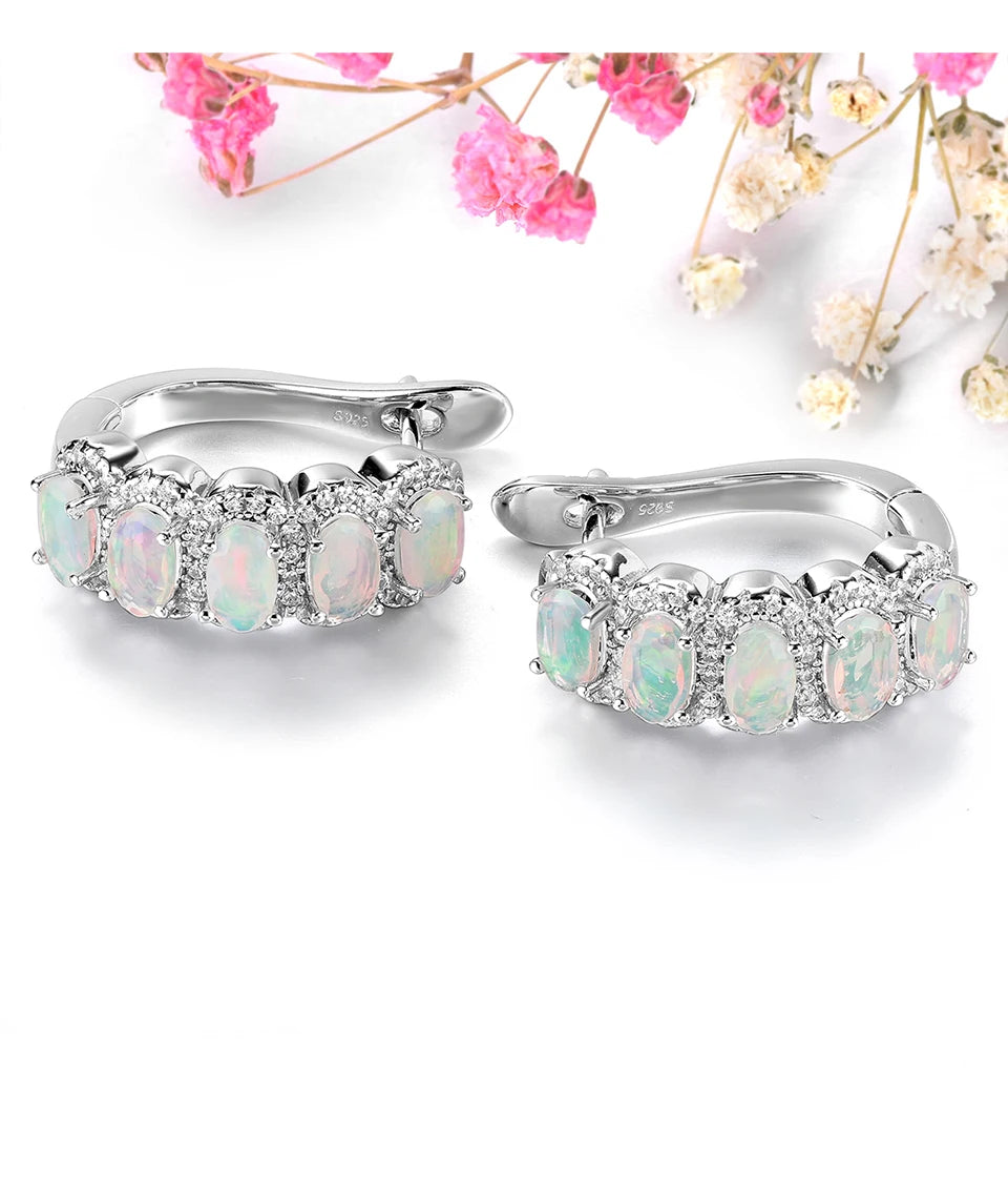 Natural Opal Sterling Silver