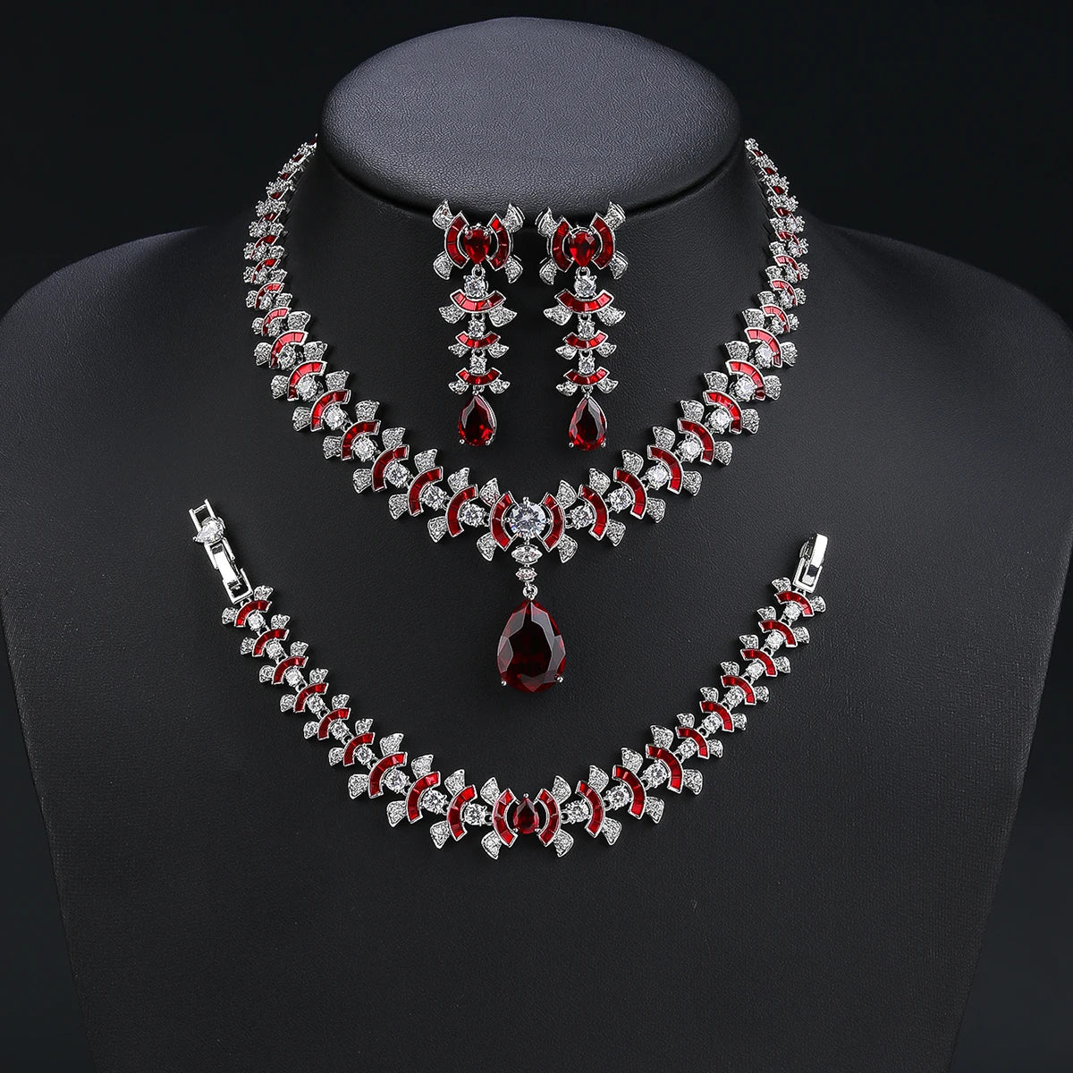 Fashion Zirconia  Set  Bridal Wedding Jewelry