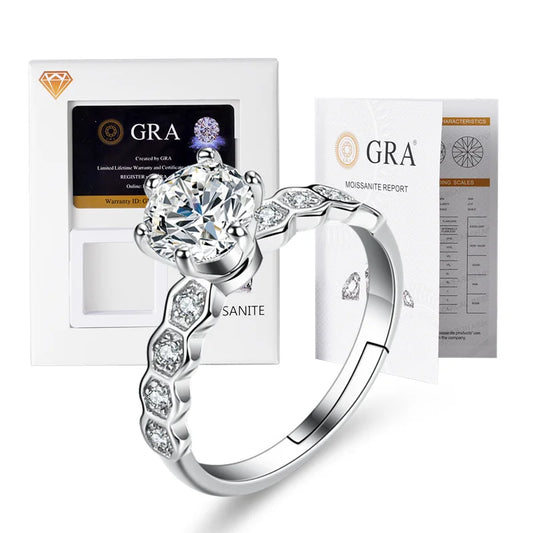 Deluxe 925 sterling silver  moissanite Luxury diamond moissanite