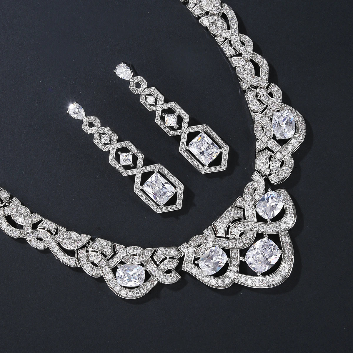 Luxury  Zirconia Jewelry Set