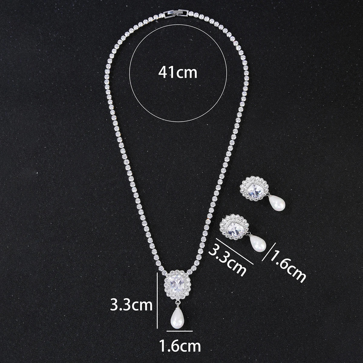 Fashion Crystal  Zirconia  Set  Jewelry