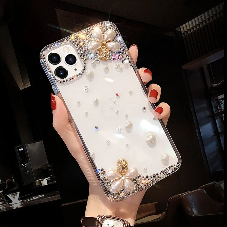 Clear Diamond Cover for Huawei, Case Design, Bling, Glittery, Shiny, Cell Phone, For huawei P50Pro, P40, Honor 9X, 50, 60Pro