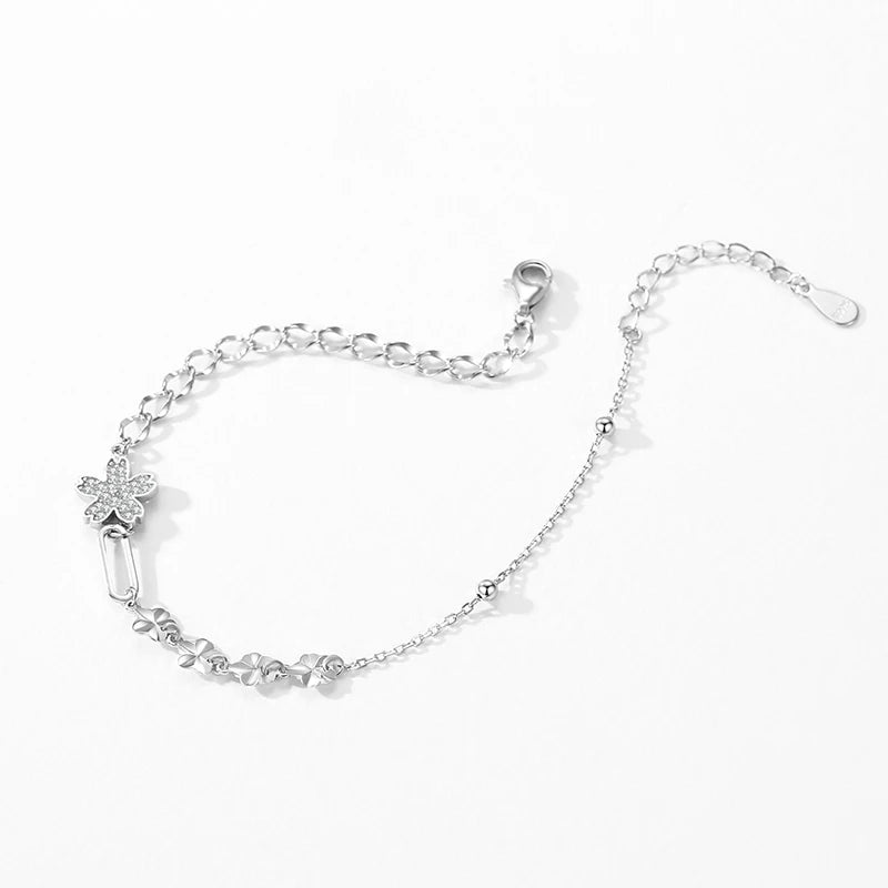 Real 925 Sterling Silver Bracelets Luxury  Jewelry