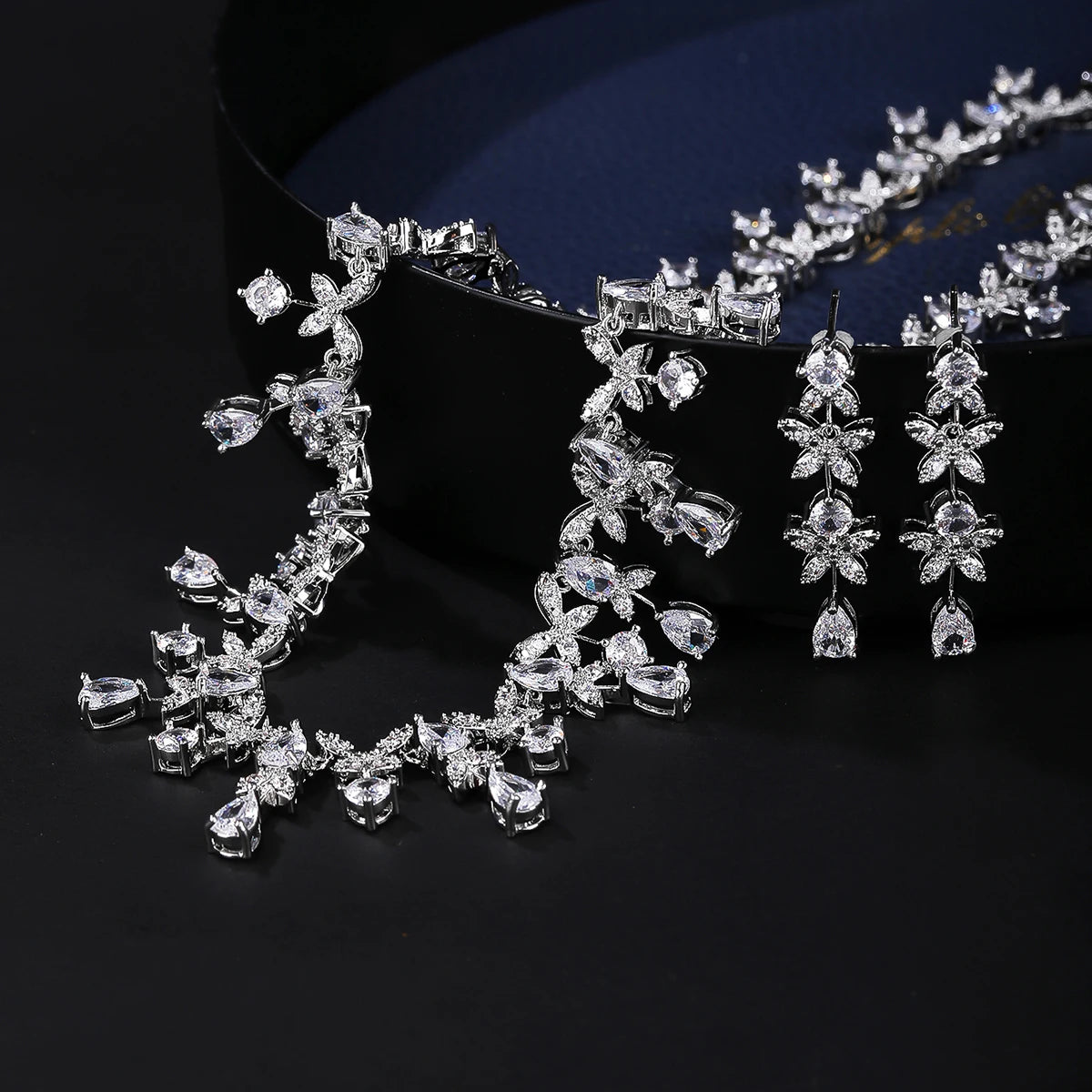 Luxury Pieces High Quality Zirconia Fashion Zirconia  Set Jewelry Zirconia