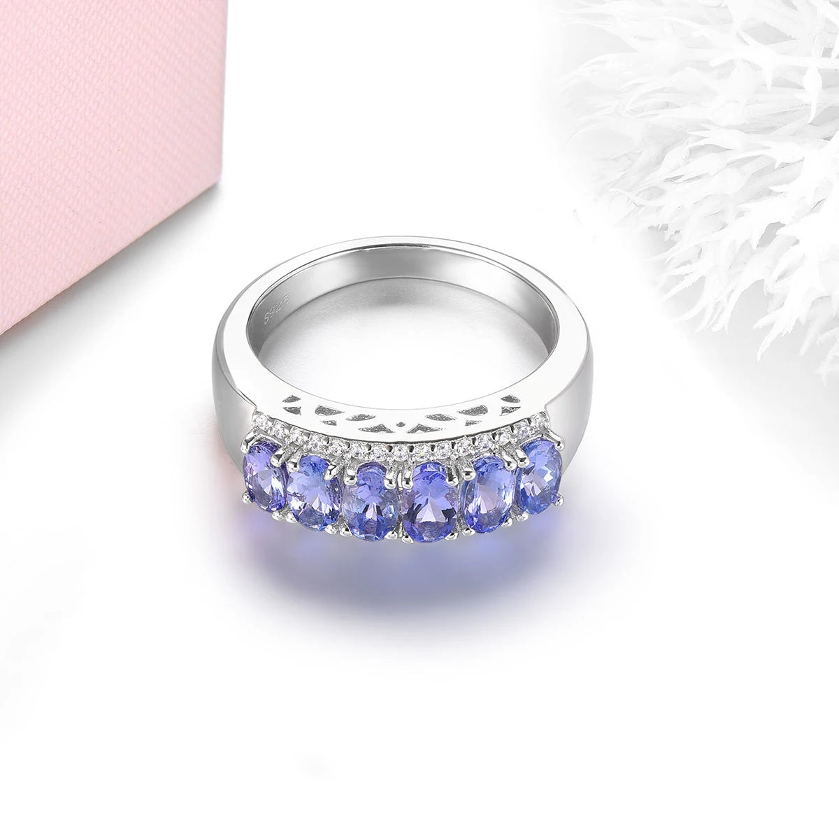 Natural Tanzanite Solid Silver