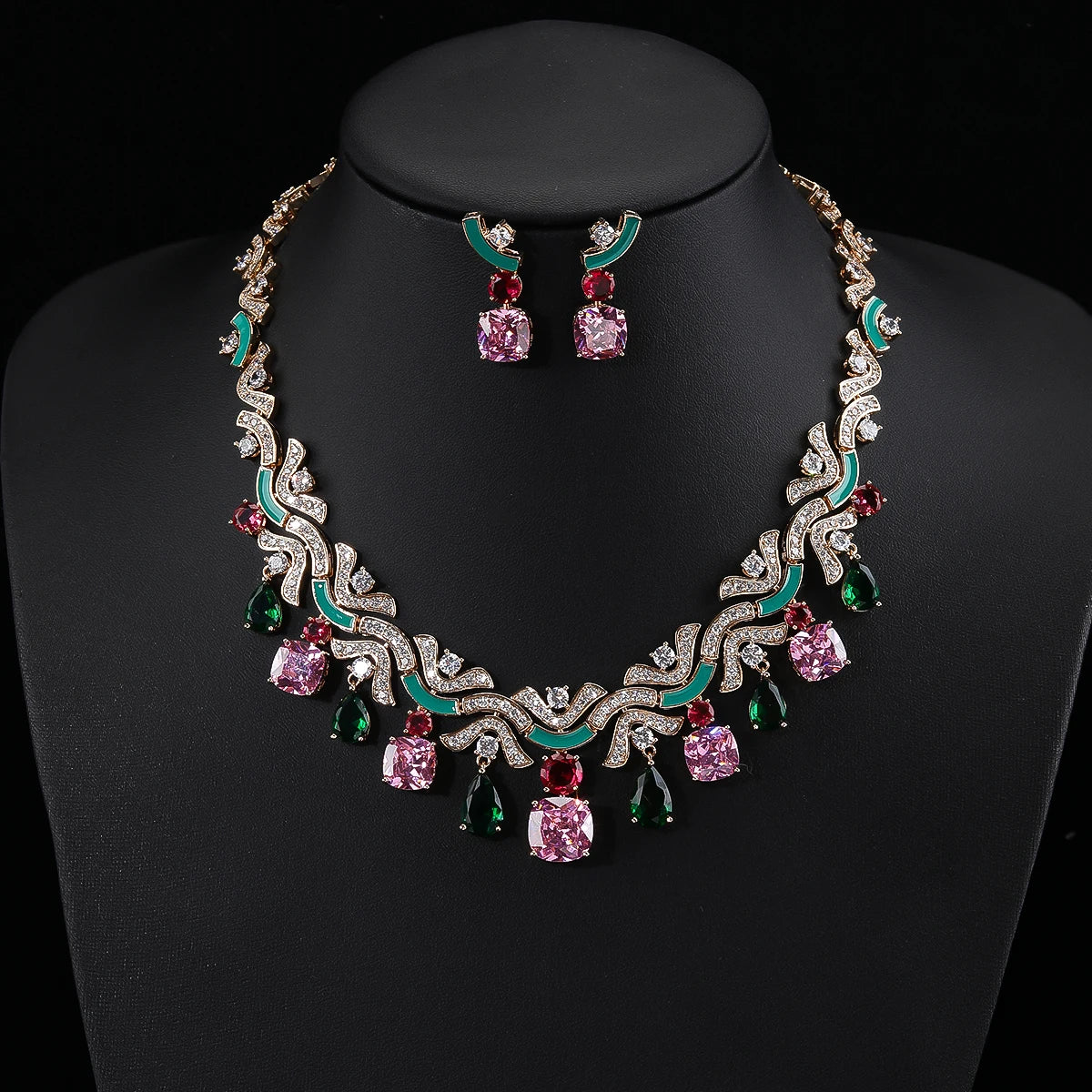 Luxury Pieces High Quality Zirconia Fashion Zirconia  Set Jewelry Zirconia