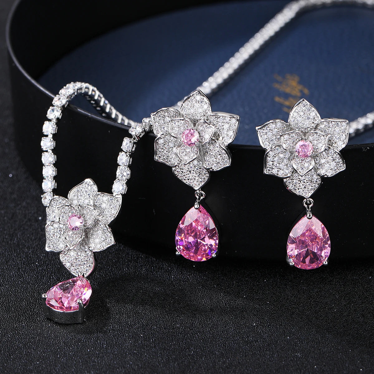 Luxury Pieces High Quality Zirconia Fashion Zirconia  Set Jewelry Zirconia