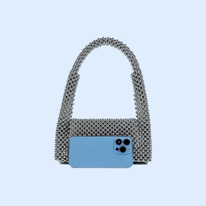 handbag bag silver Inspire Elegance