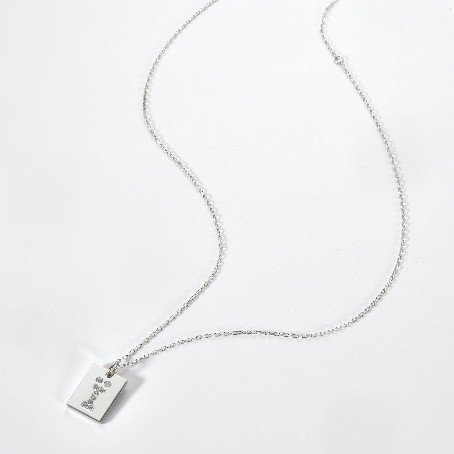 925 Sterling Silver Gold Square