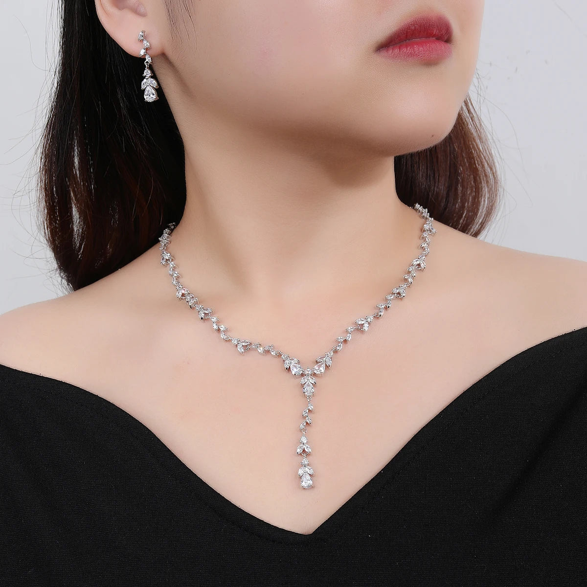 Luxury Pieces High Quality Zirconia Fashion Zirconia  Set Jewelry Zirconia