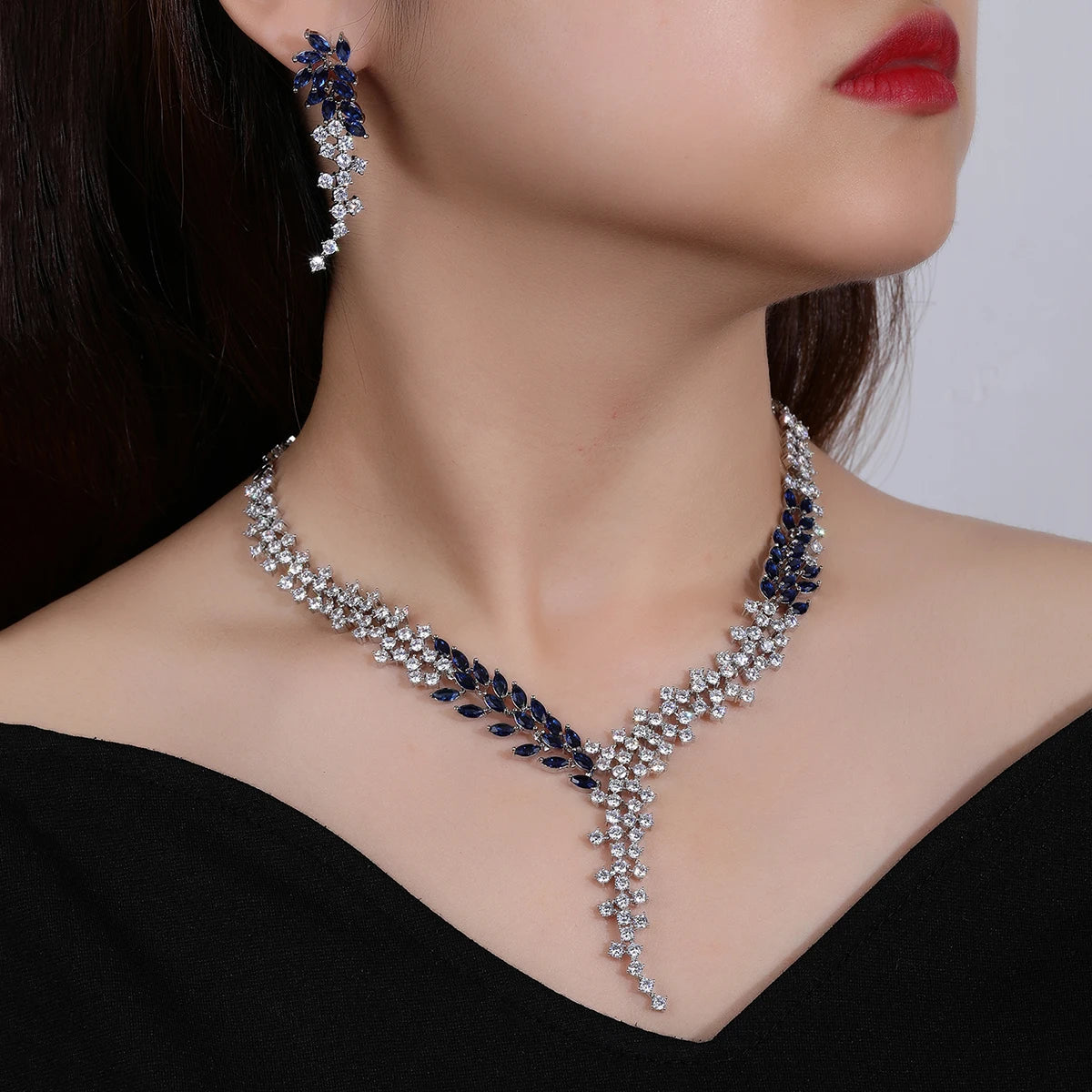 Luxury Pieces High Quality Zirconia Fashion Zirconia  Set Jewelry Zirconia