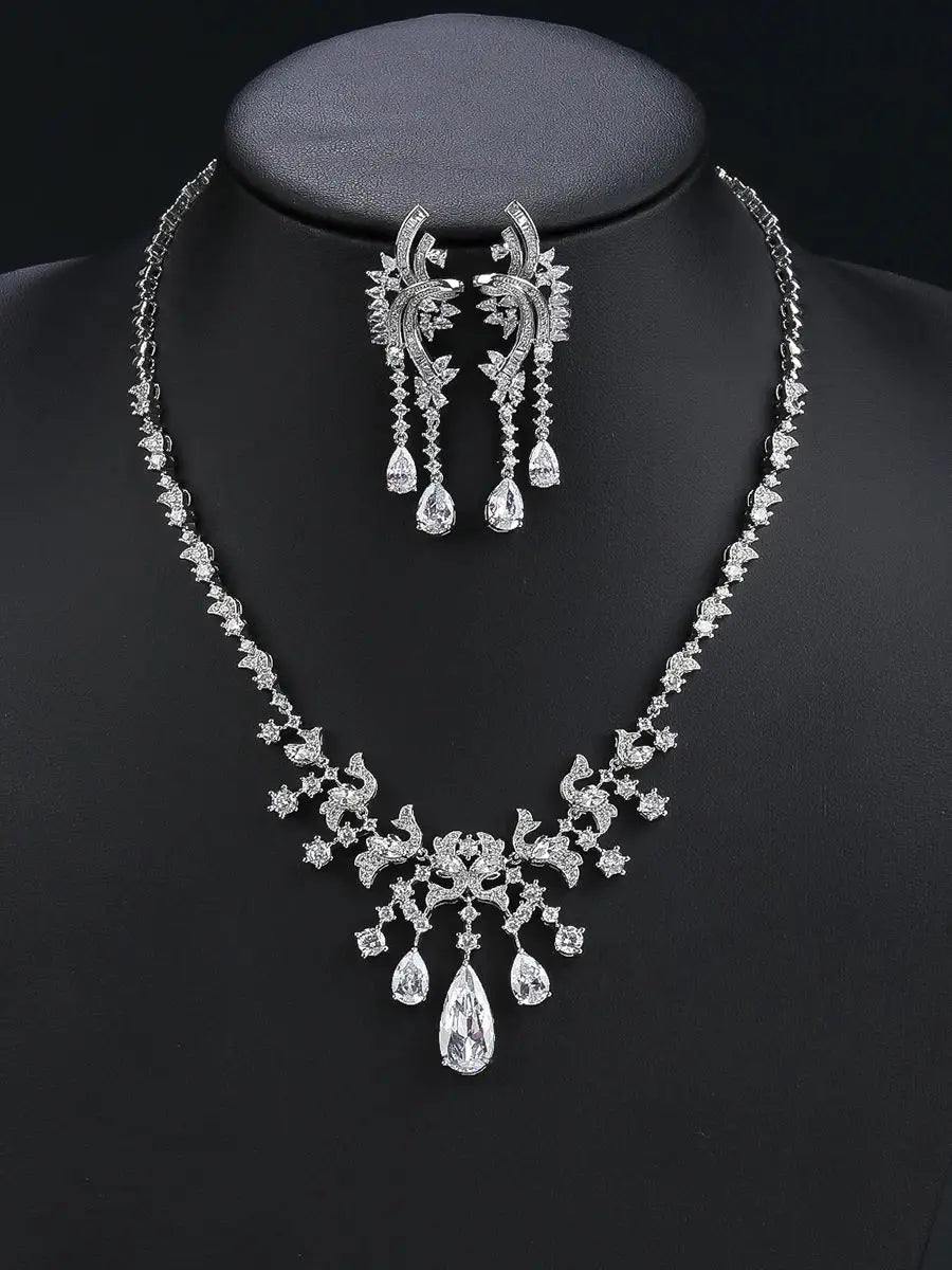 Zirconia  Luxury  Jewelry Set