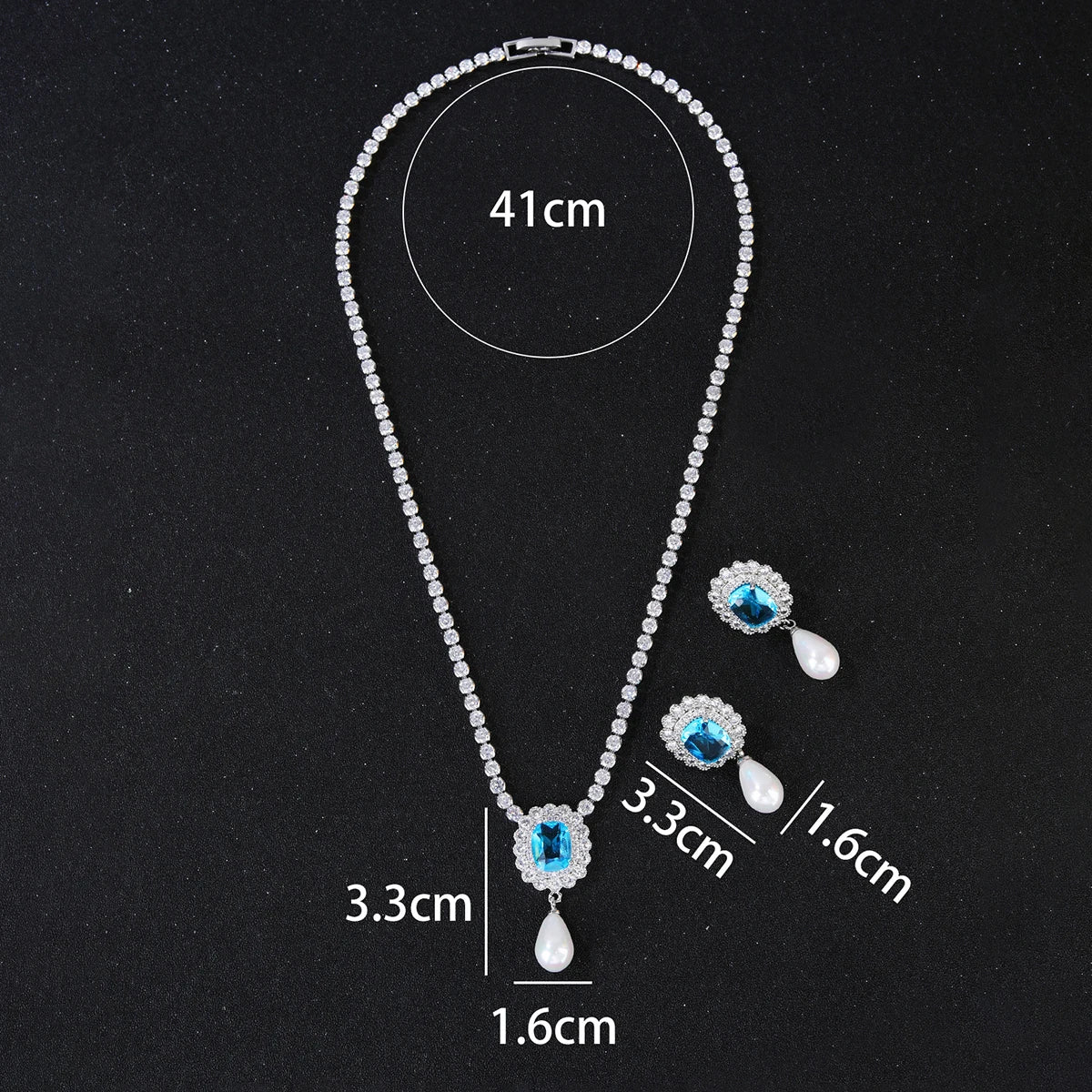 Fashion Crystal  Zirconia  Set  Jewelry