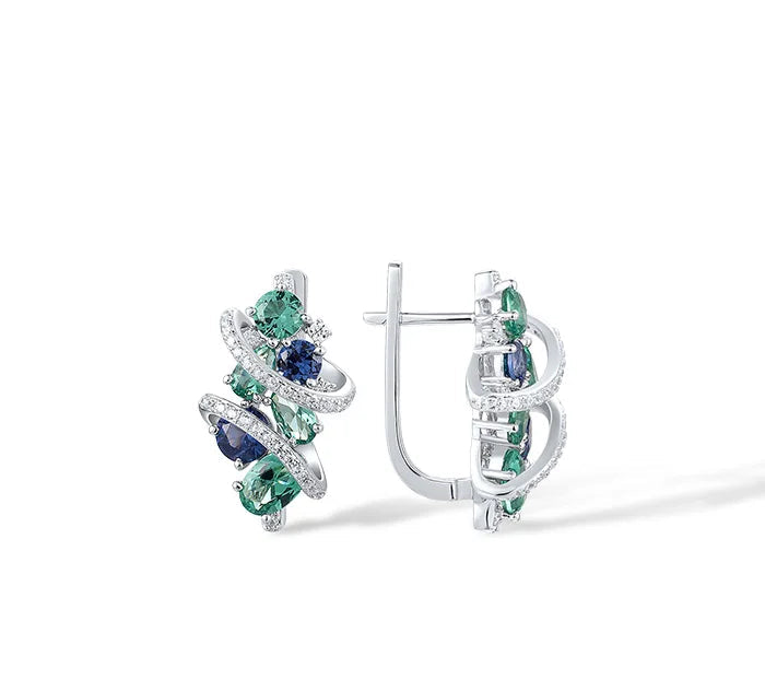 925 Sterling Silver  Blue Green  Jewelry