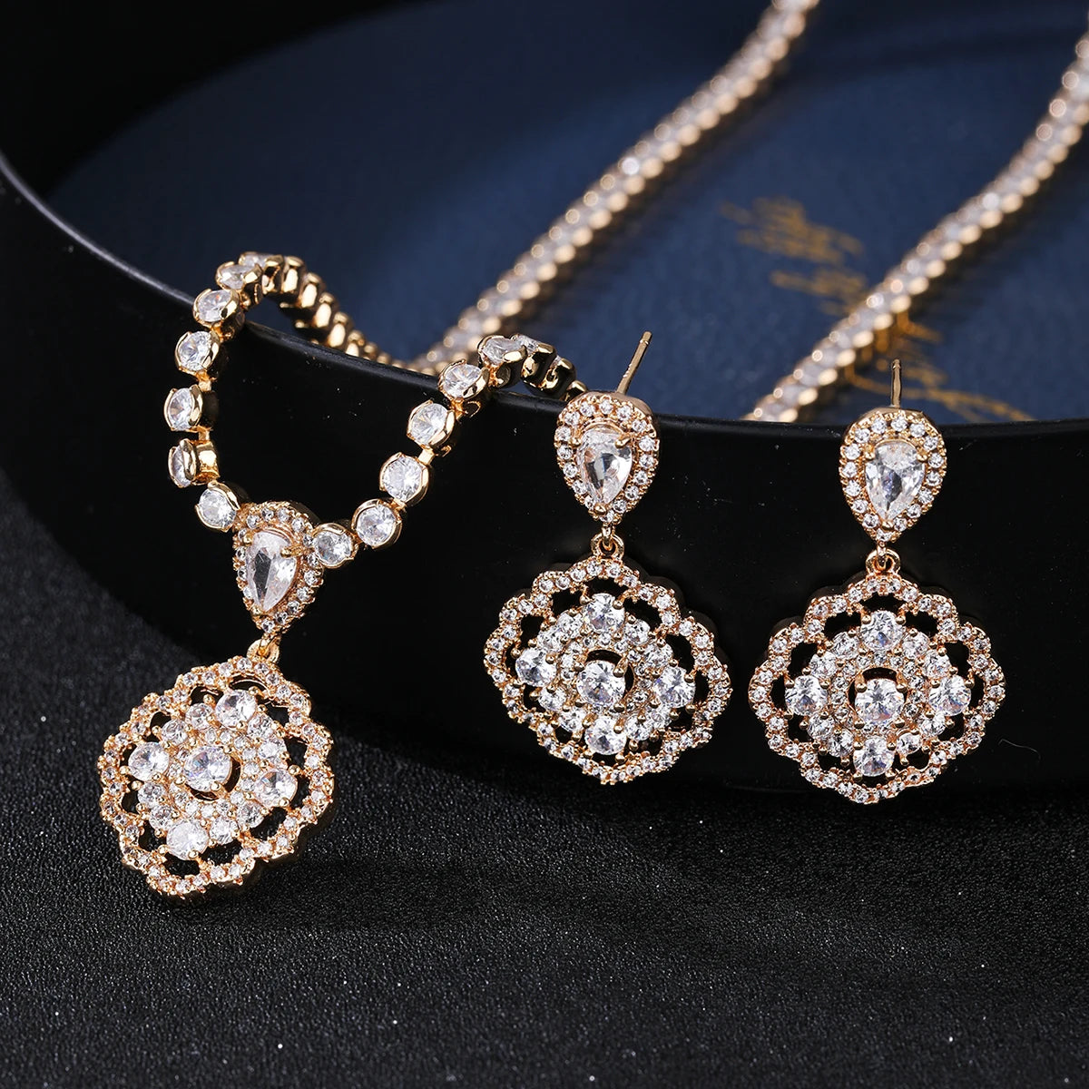 Fashion Zirconia  Set Jewelry Zirconia