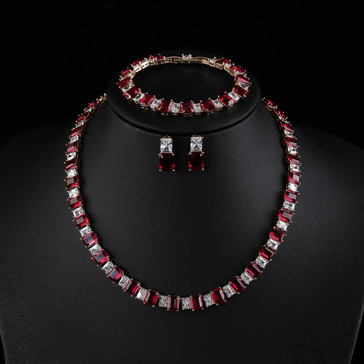 Luxury Pieces High Quality Zirconia Fashion Zirconia  Set Jewelry Zirconia