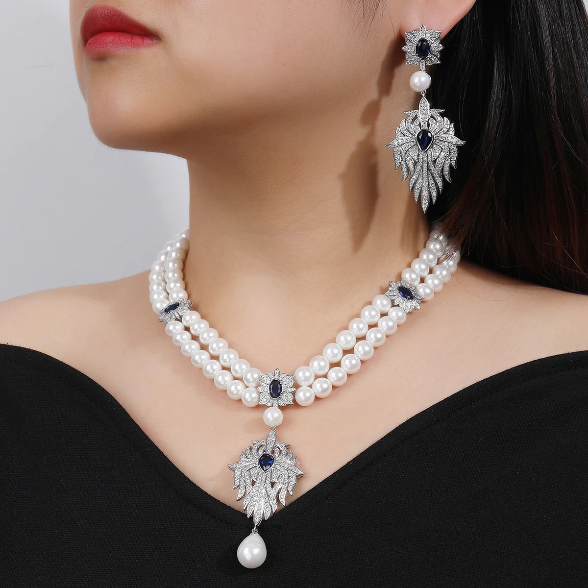 Luxury  Zirconia  Set  Wedding Jewelry