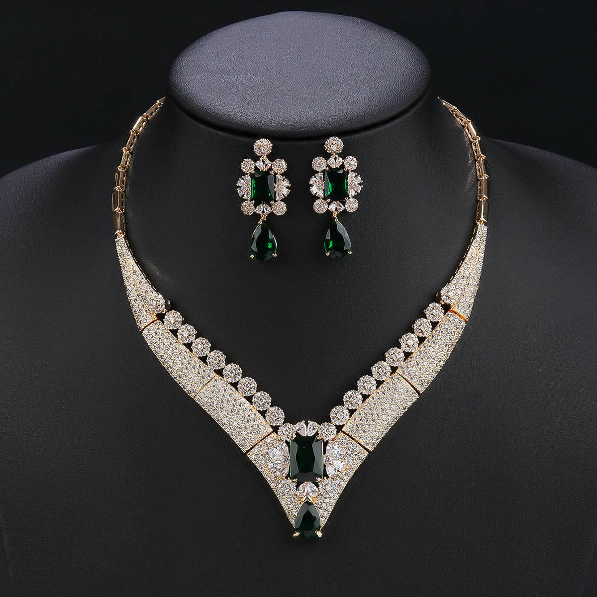 Luxury Pieces High Quality Zirconia Fashion Zirconia  Set Jewelry Zirconia