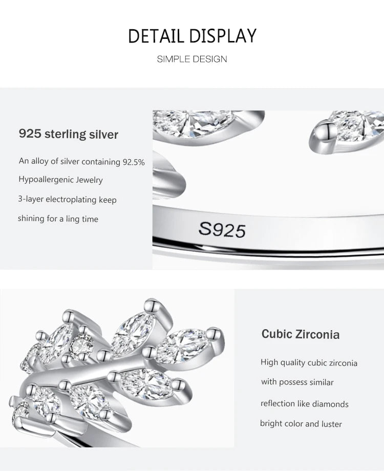 925 Sterling Silver Rings QUEEN