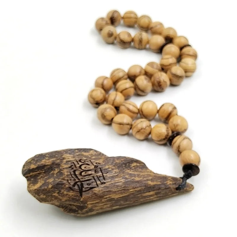 Oud Tasbih Natural Vietnamese sandal wood bracelet Oud pendant misbaha arabic fashion gift