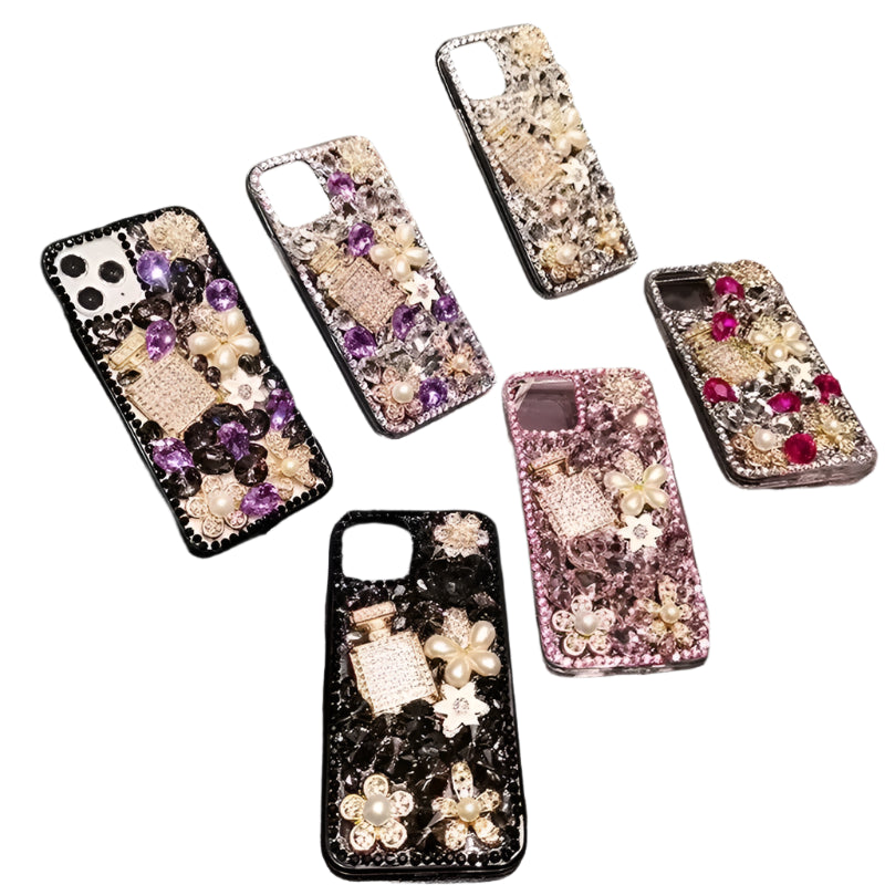 Luxury Rhinestone Diamond Phone Case for Huawei P50 P60 Pro Mate 50 60 Honors 80 90 100 Pro