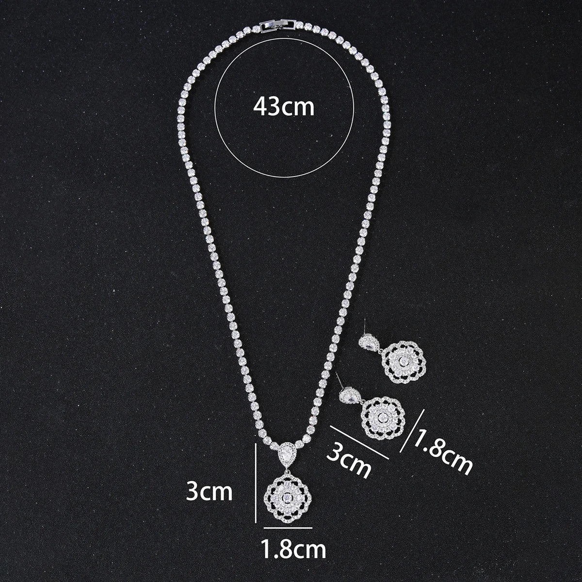 Fashion Zirconia  Set Jewelry Zirconia