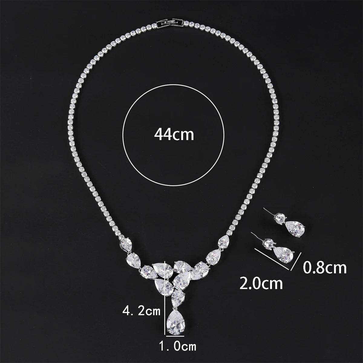 High Quality Zirconia Fashion Zirconia  Set Jewelry Zirconia