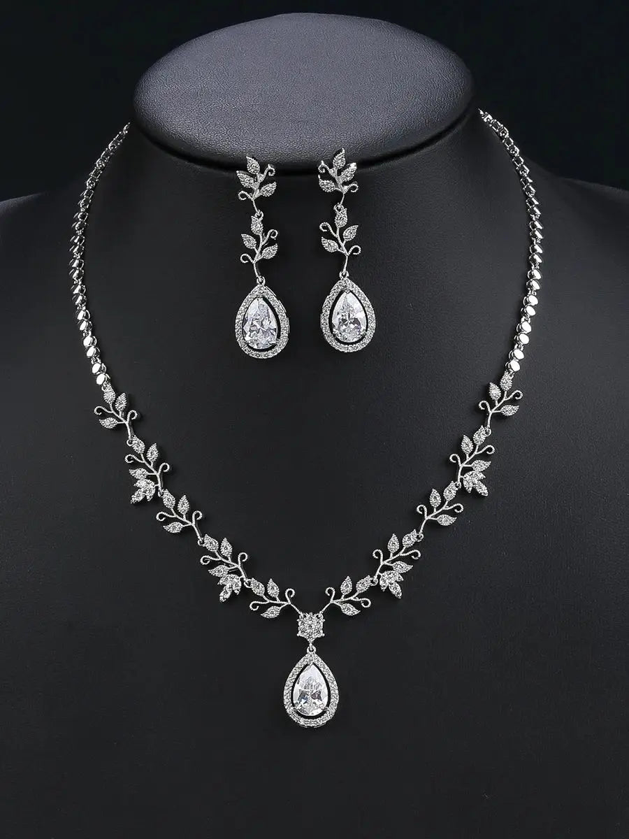 Luxury Pieces High Quality Zirconia Fashion Zirconia  Set Jewelry Zirconia