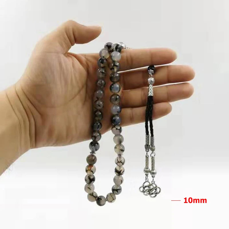 Muslim Bracelets Natural agates Tasbih gift for Husband and father misbaha Featured prayer