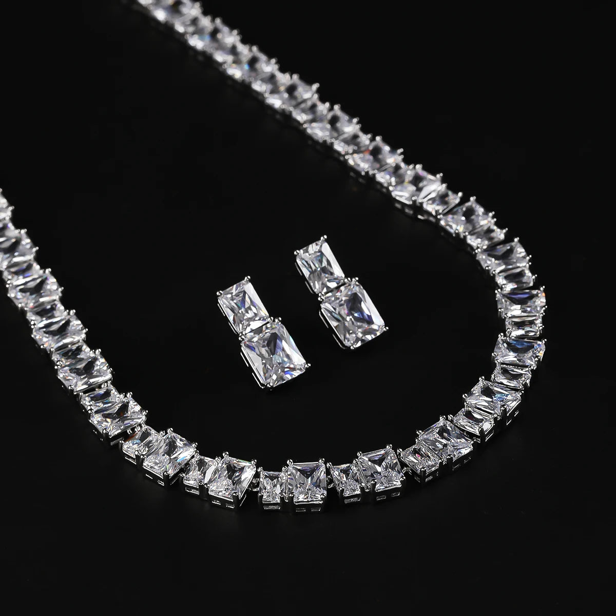 Luxury Pieces High Quality Zirconia Fashion Zirconia  Set Jewelry Zirconia