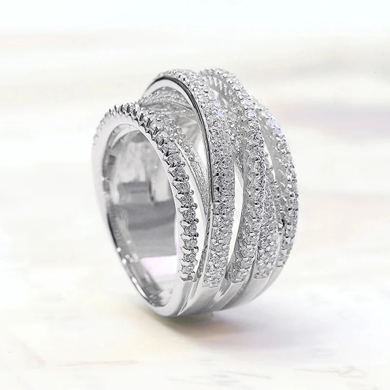 Luxury  Rings 925 Sterling Silver
