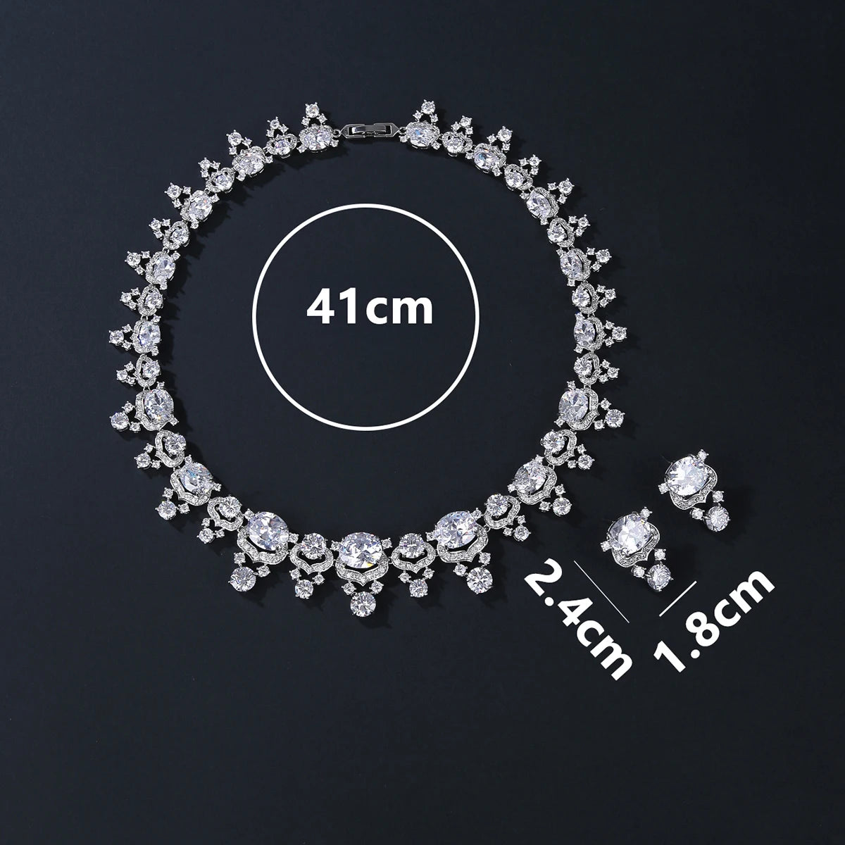 Luxury Pieces High Quality Zirconia Fashion Zirconia  Set Jewelry Zirconia