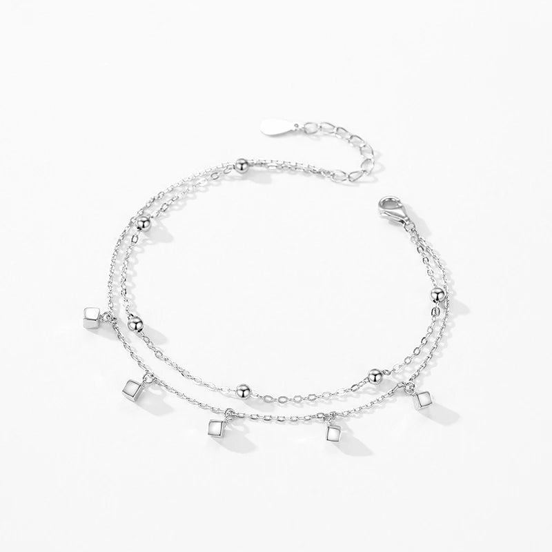 Real 925 Sterling Silver Bracelets Luxury  Jewelry