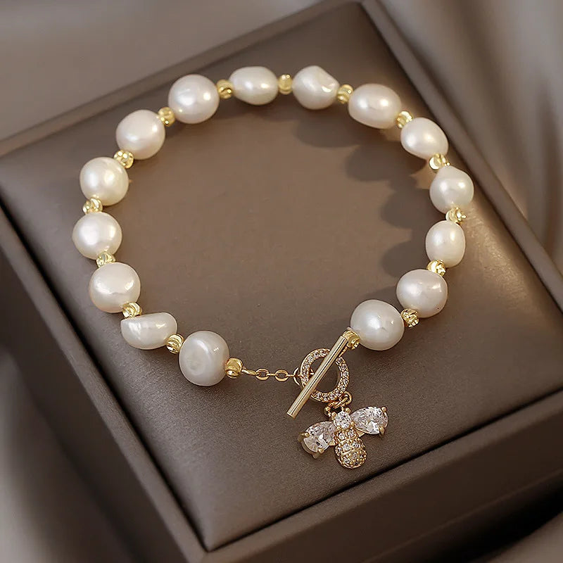 Zircon 14K Gold Filled Natural Freshwater Pearl Jewelry