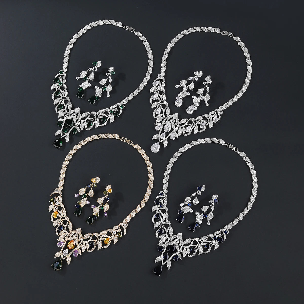 Luxury Zirconia Jewelry Set