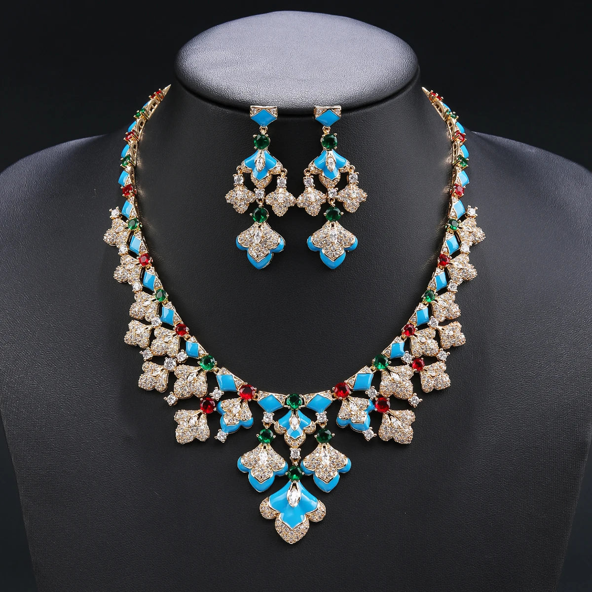 Luxury Pieces High Quality Zirconia Fashion Zirconia  Set Jewelry Zirconia