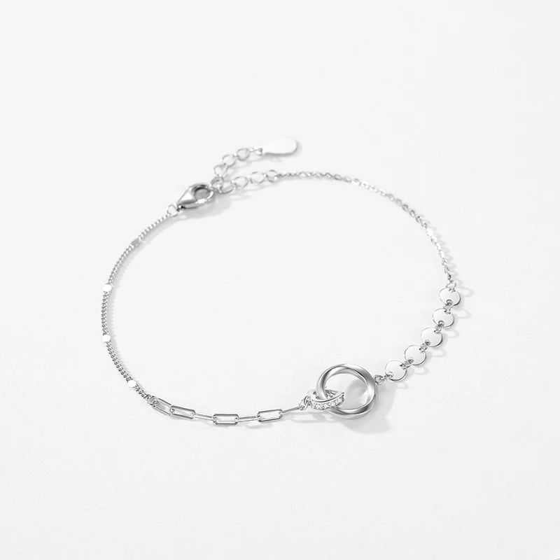 925 Sterling Silver New Romantic Heart  Bracelet  Jewelry