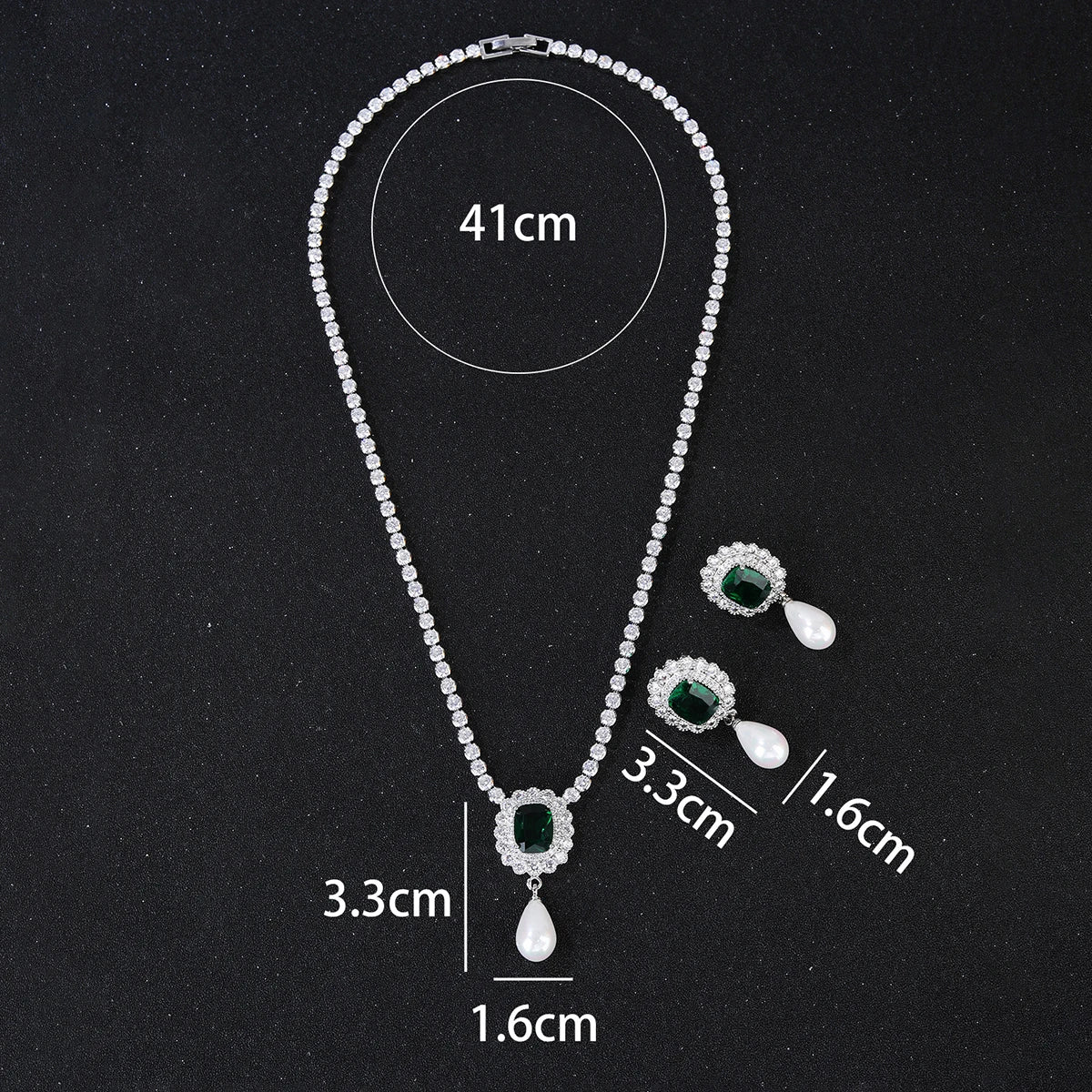 Fashion Crystal  Zirconia  Set  Jewelry