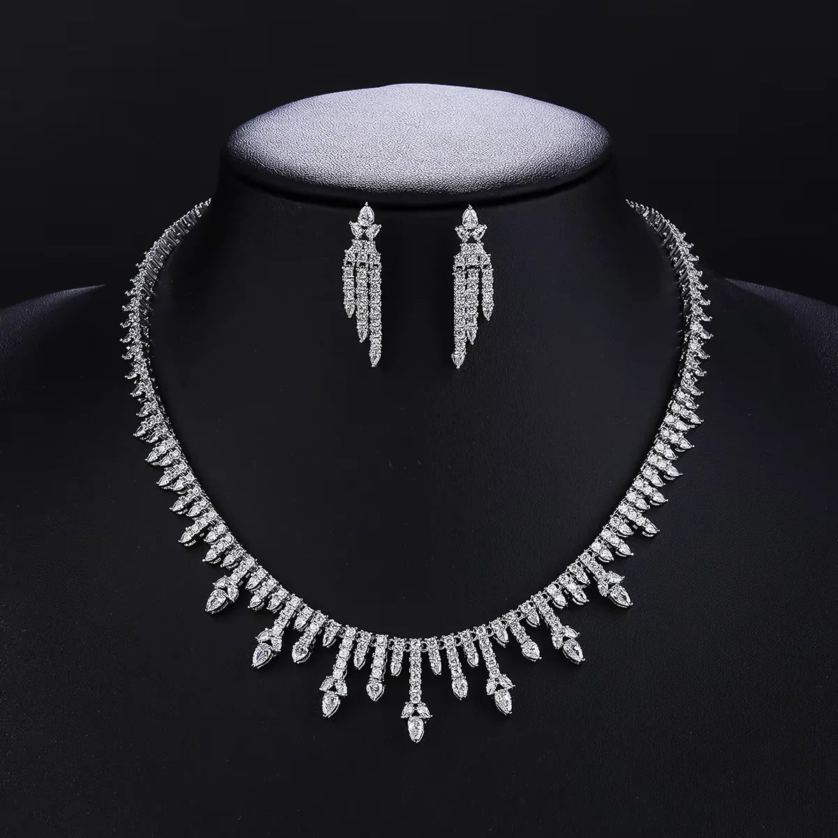 Luxury Pieces High Quality Zirconia Fashion Zirconia  Set Jewelry Zirconia