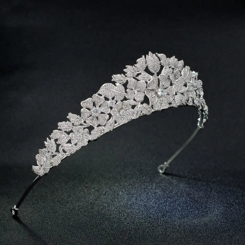 Zirconia Flower Hair Accessories