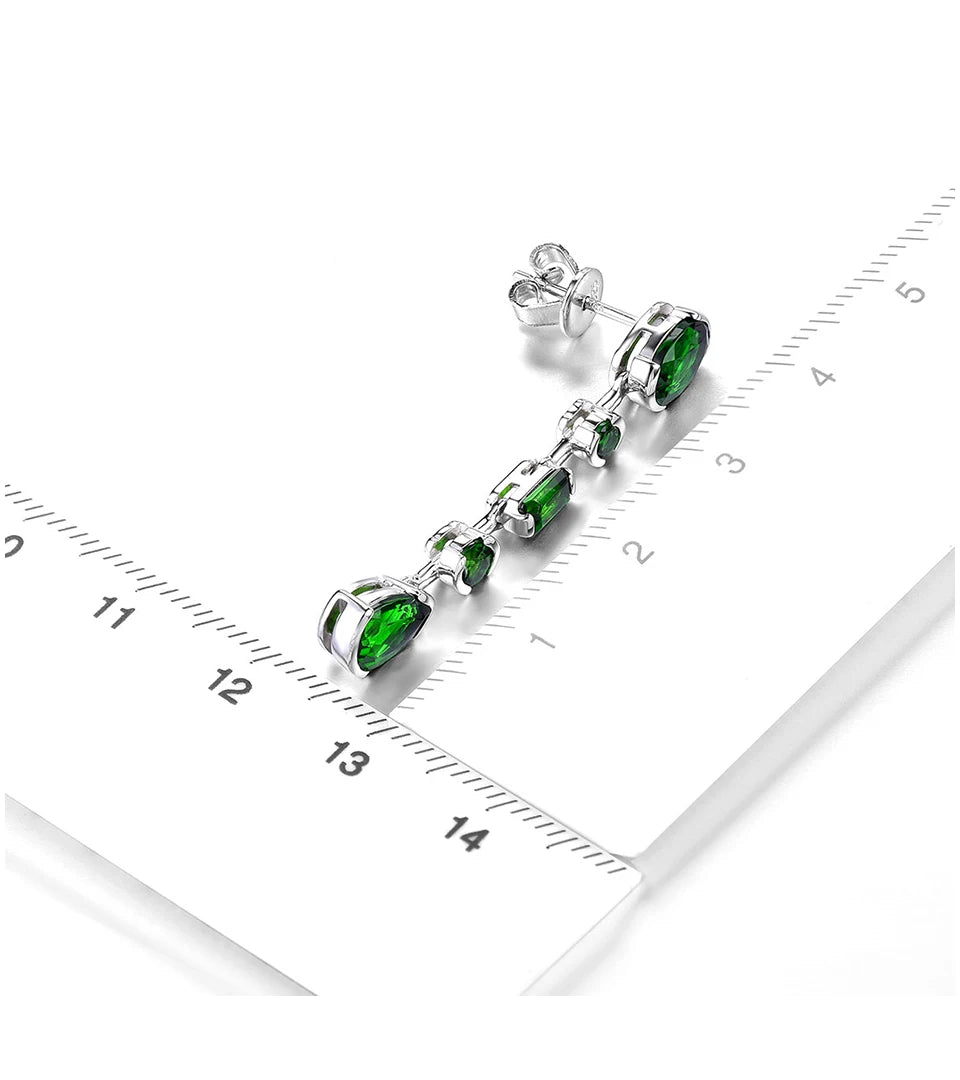 Natural Chrome Diopside Sterling Silver