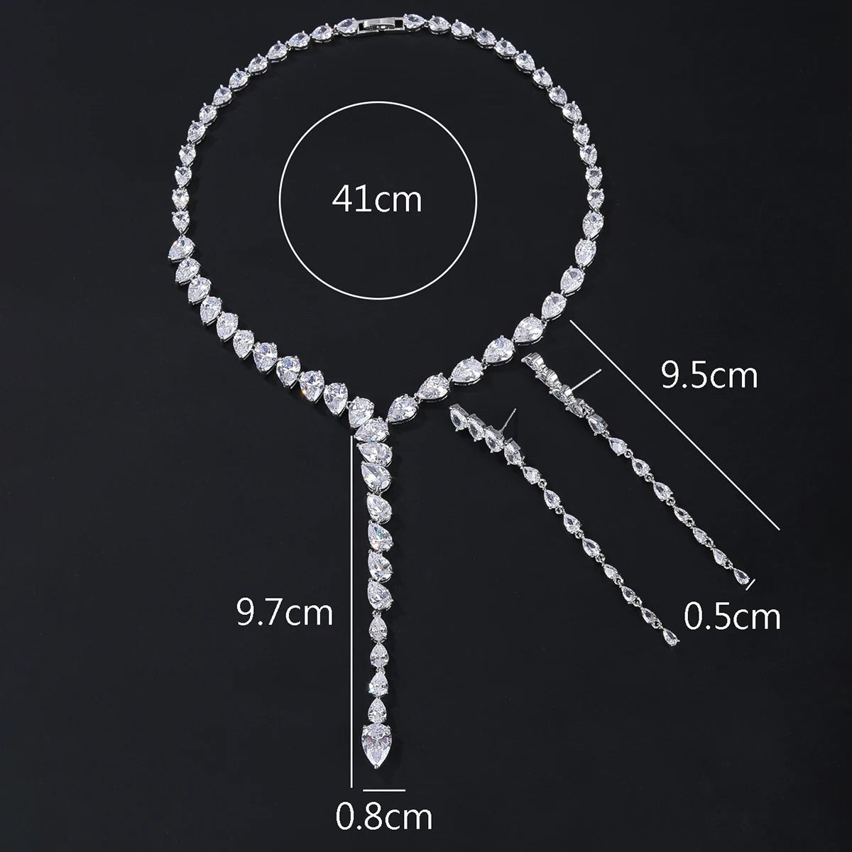 Pieces High Quality Zirconia Fashion Zirconia  Set Jewelry Zirconia